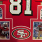 Framed San Francisco 49Ers Terrell Owens Autographed Signed Jersey Jsa Coa