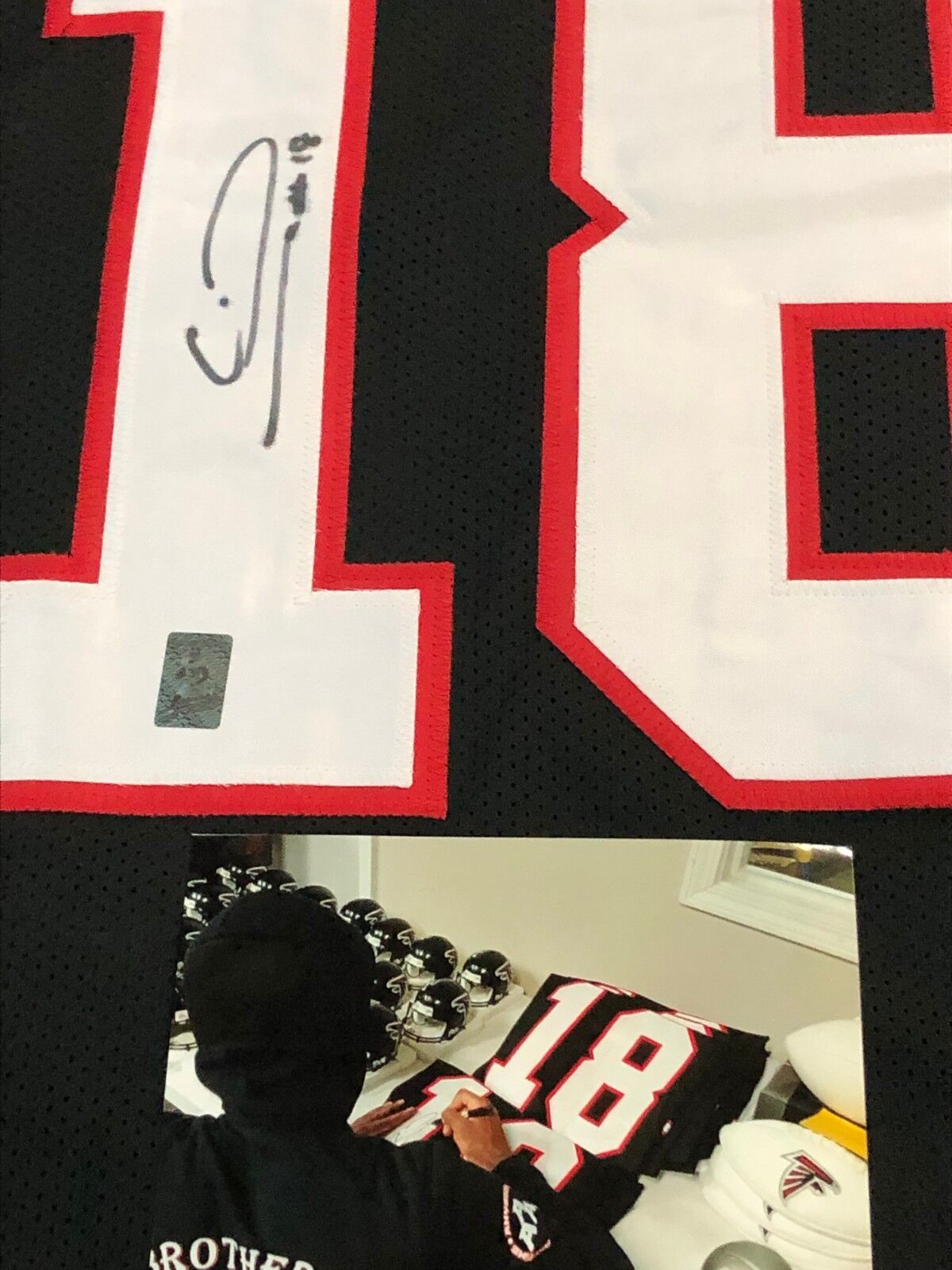 Calvin Ridley Autographed Custom 2024 Atlanta Falcons Jersey