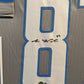 Framed Detroit Lions Sam Laporta Autographed Signed Jersey Beckett Hologram