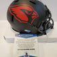 Budda Baker Signed Arizona Cardinals Eclipse Mini Helmet Beckett Coa