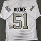 MVP Authentics Las Vegas Raiders Malcolm Koonce Autographed Inscribed Jersey Jsa Coa 112.50 sports jersey framing , jersey framing