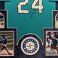 Suede Framed Seattle Mariners Ken Griffey Jr Autographed Jersey Beckett Coa