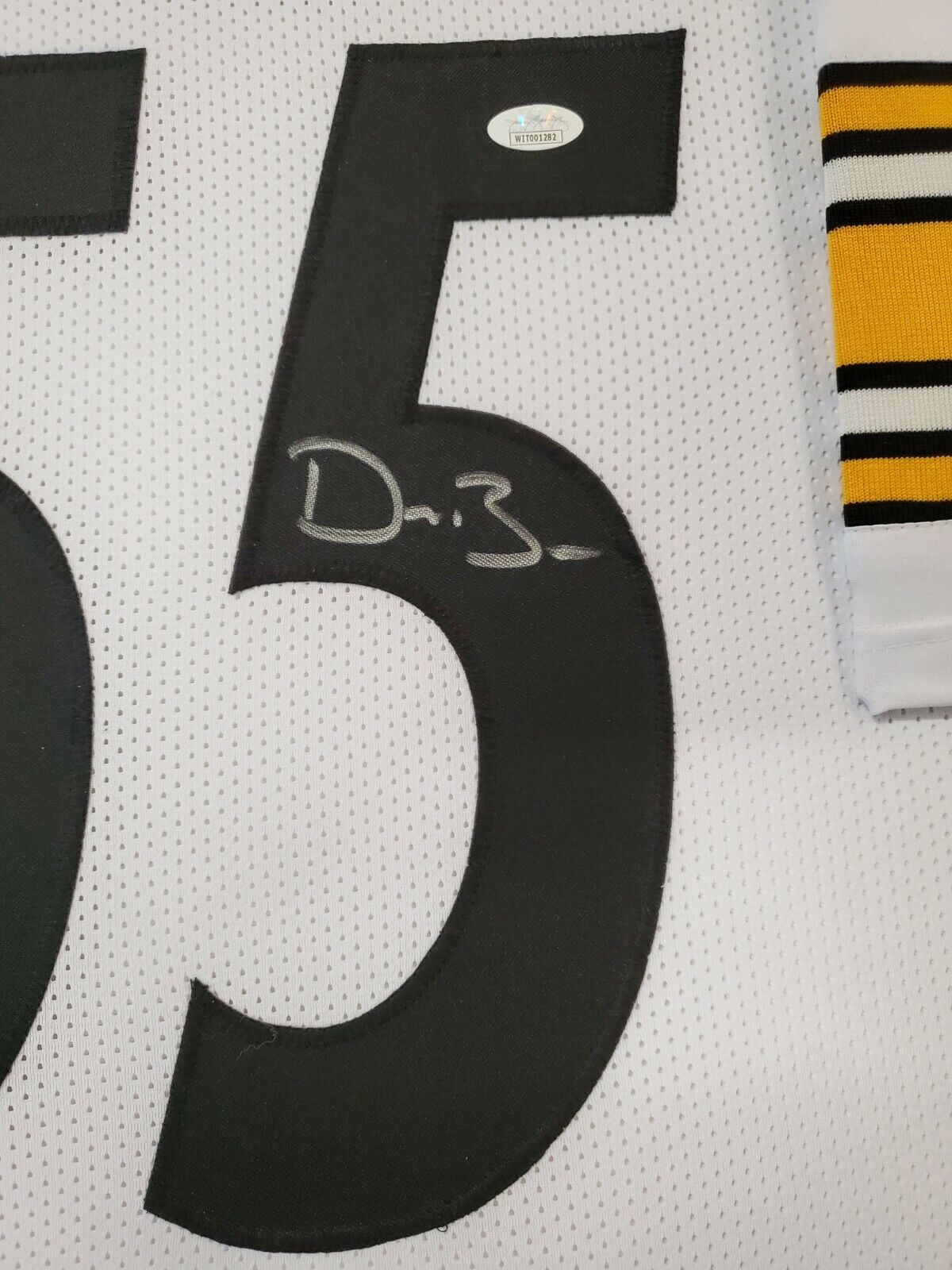 Devin Bush Autographed/Signed Jersey JSA buy COA Pittsburgh Steelers