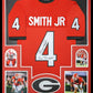 MVP Authentics Framed Georgia Bulldogs Nolan Smith Jr Autographed Signed Jersey Jsa Coa 449.10 sports jersey framing , jersey framing