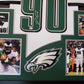 MVP Authentics Framed Philadelphia Eagles Jordan Davis Autographed Signed Jersey Jsa Coa 450 sports jersey framing , jersey framing