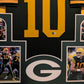 Framed Green Bay Packers Jordan Love Autographed Signed Jersey Beckett Holo