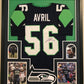 MVP Authentics Framed Cliff Avril Autographed Signed Seattle Seahawks Jersey Jsa Coa 450 sports jersey framing , jersey framing