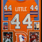 Framed Denver Broncos Floyd Little Autographed Signed Jersey Jsa Coa