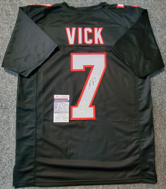 Atlanta Falcons Michael Vick Autographed Signed Jersey Jsa Coa