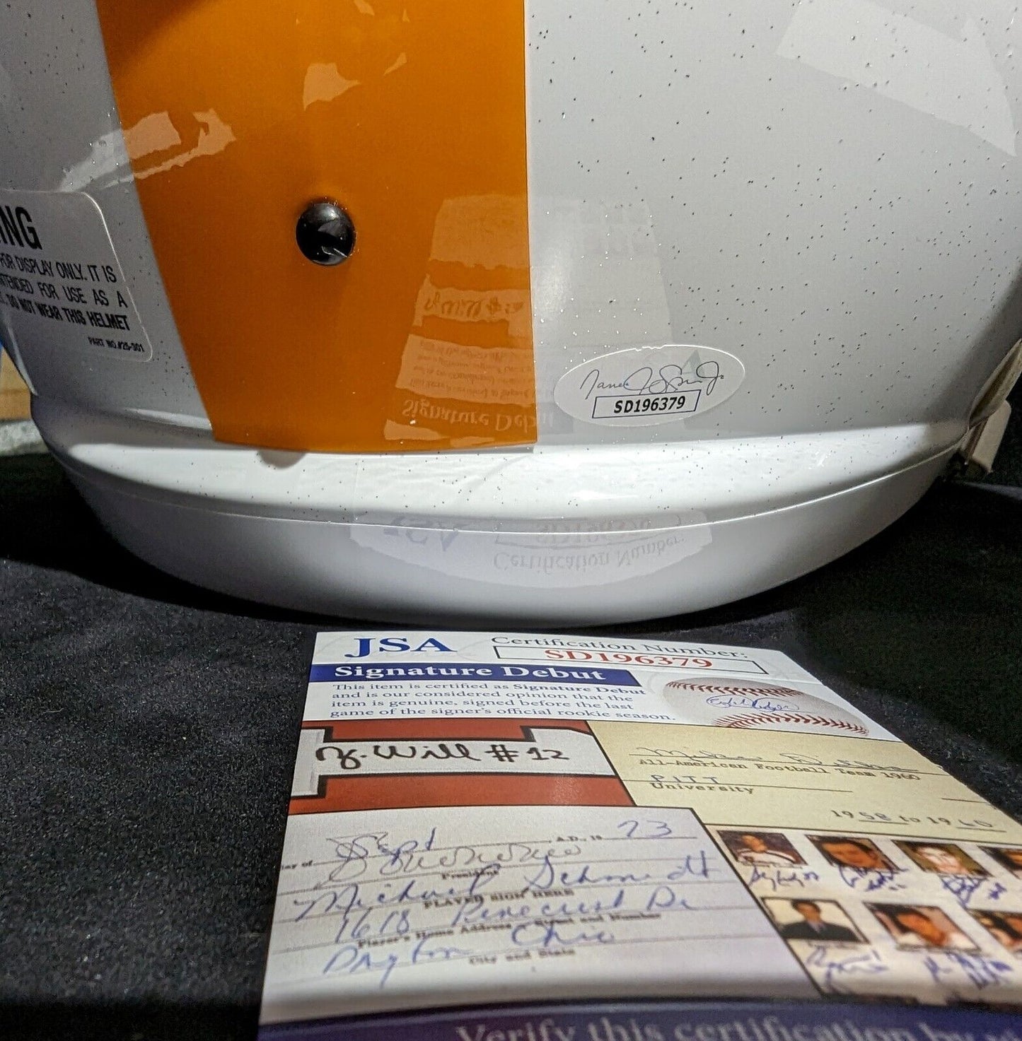 Tennessee Volunteers Hendon Hooker 2X Inscribed Full Size Replica Helmet Jsa