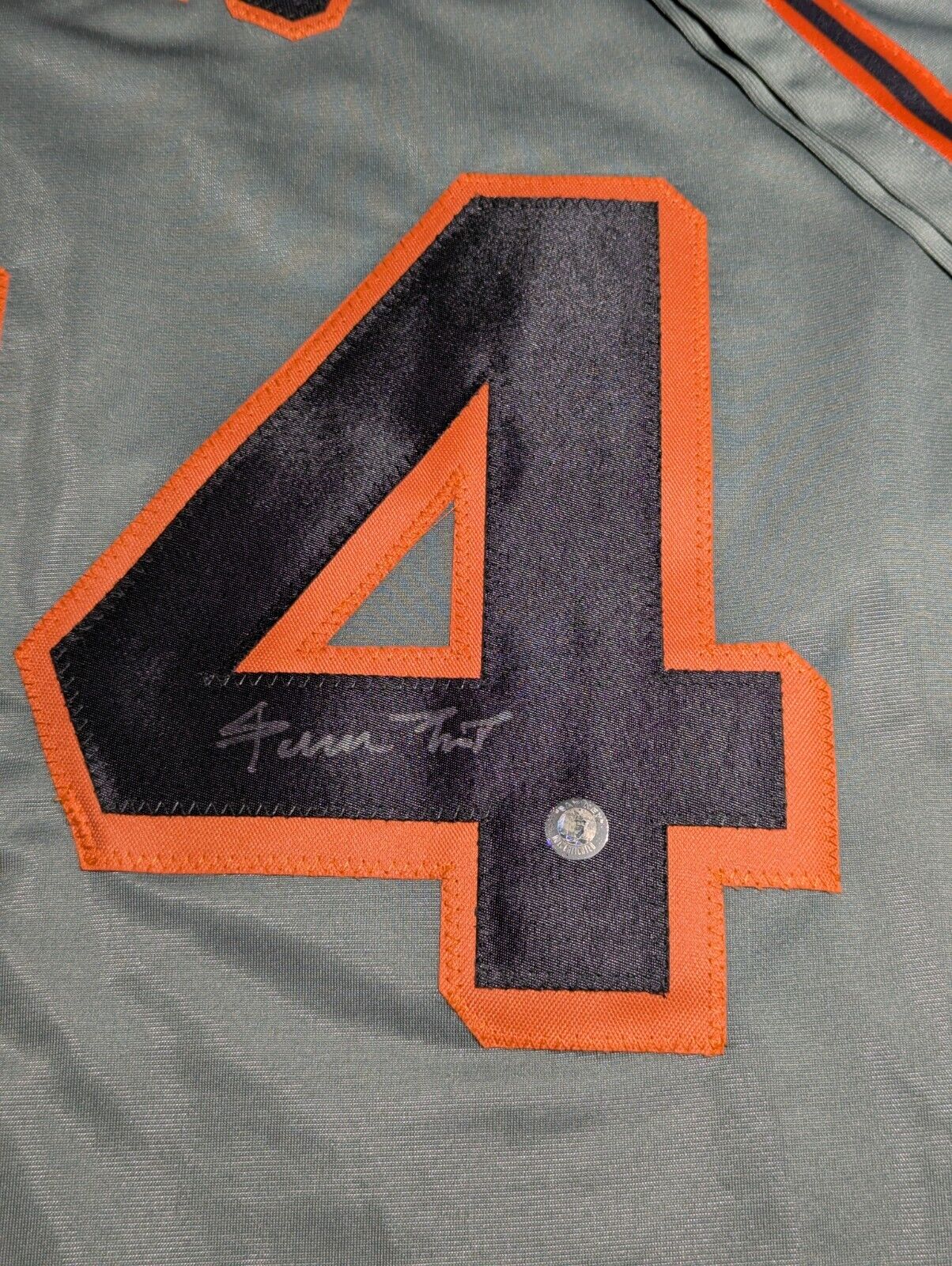 San Francisco Giants Willie Mays Autographed Signed Custom Jersey Say Hey Holo