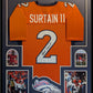 Framed Denver Broncos Pat Surtain Ii Autographed Signed Jersey Jsa Coa