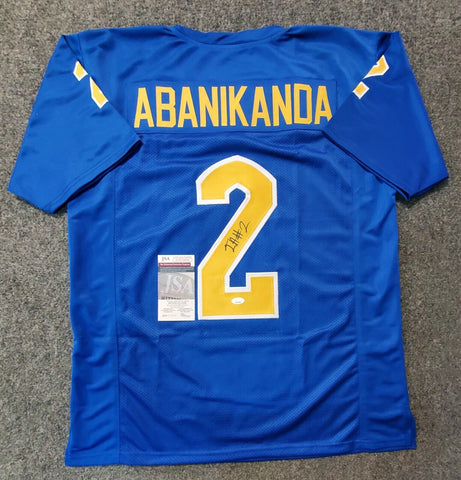 Framed Pitt Panthers Israel Izzy Abanikanda Signed Inscribed Jersey – MVP  Authentics