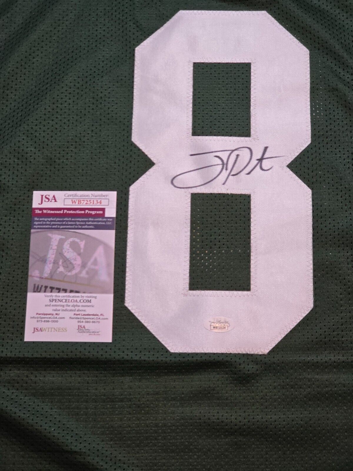 Framed Colorado State Rams Joey Porter Sr Autographed Signed Jersey Jsa