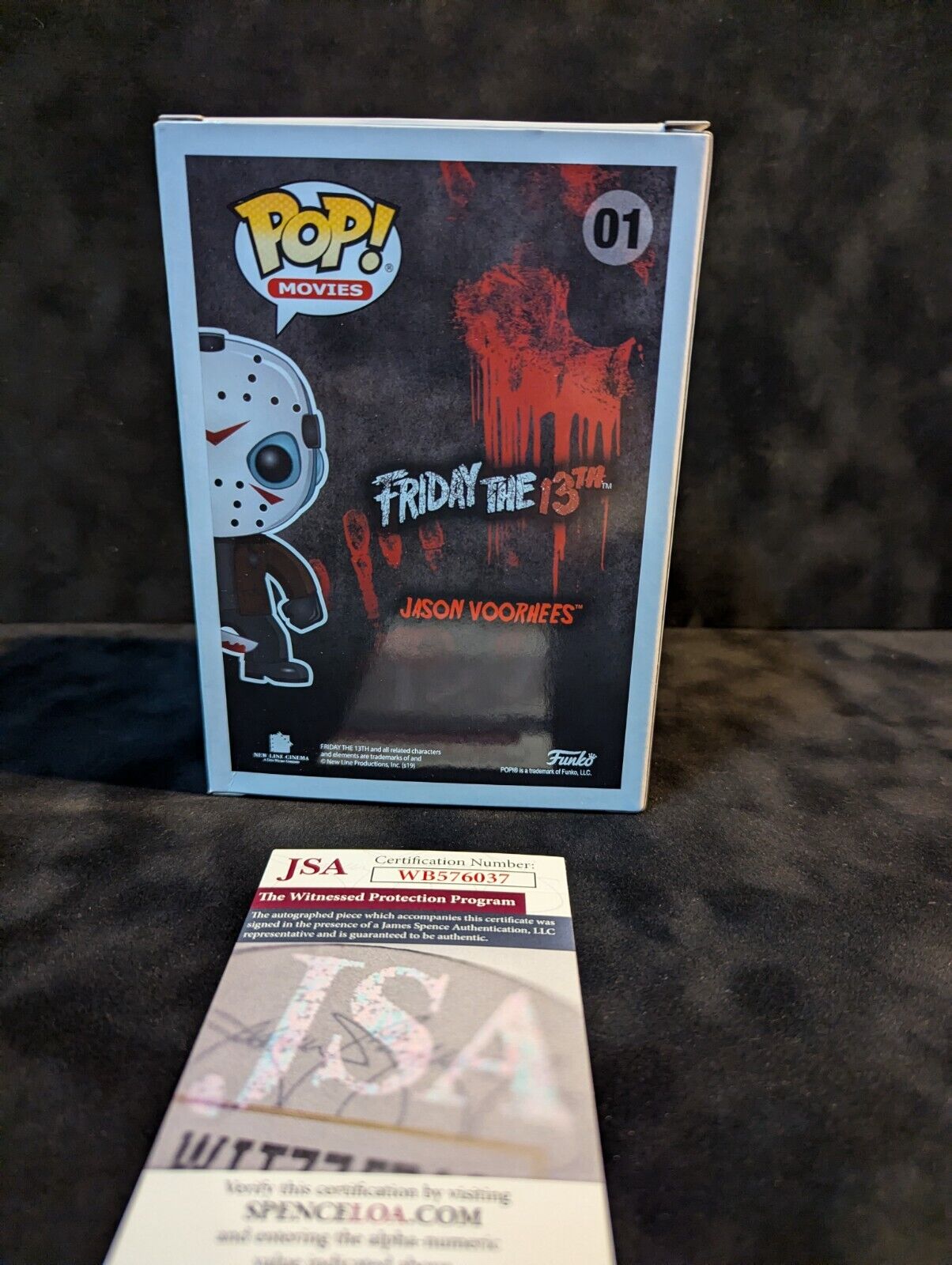 Ari Lehman Signed Insc Friday The 13Th Jason Voorhees Funko Pop Jsa Coa