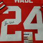 MVP Authentics Ohio State Buckeyes Shaun Wade Autographed Signed Jersey Jsa Signature Debut Coa 125.10 sports jersey framing , jersey framing