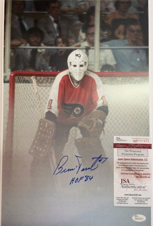 Bernie Parent Autographed Signed Philadelphia Flyers 11X17 Photo Jsa  Coa