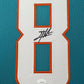 MVP Authentics Framed Miami Dolphins Jevon Holland Autographed Signed Jersey Jsa Coa 450 sports jersey framing , jersey framing