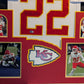 Framed Kansas City Chiefs Trent Mcduffie Autographed Signed Jersey Beckett Holo