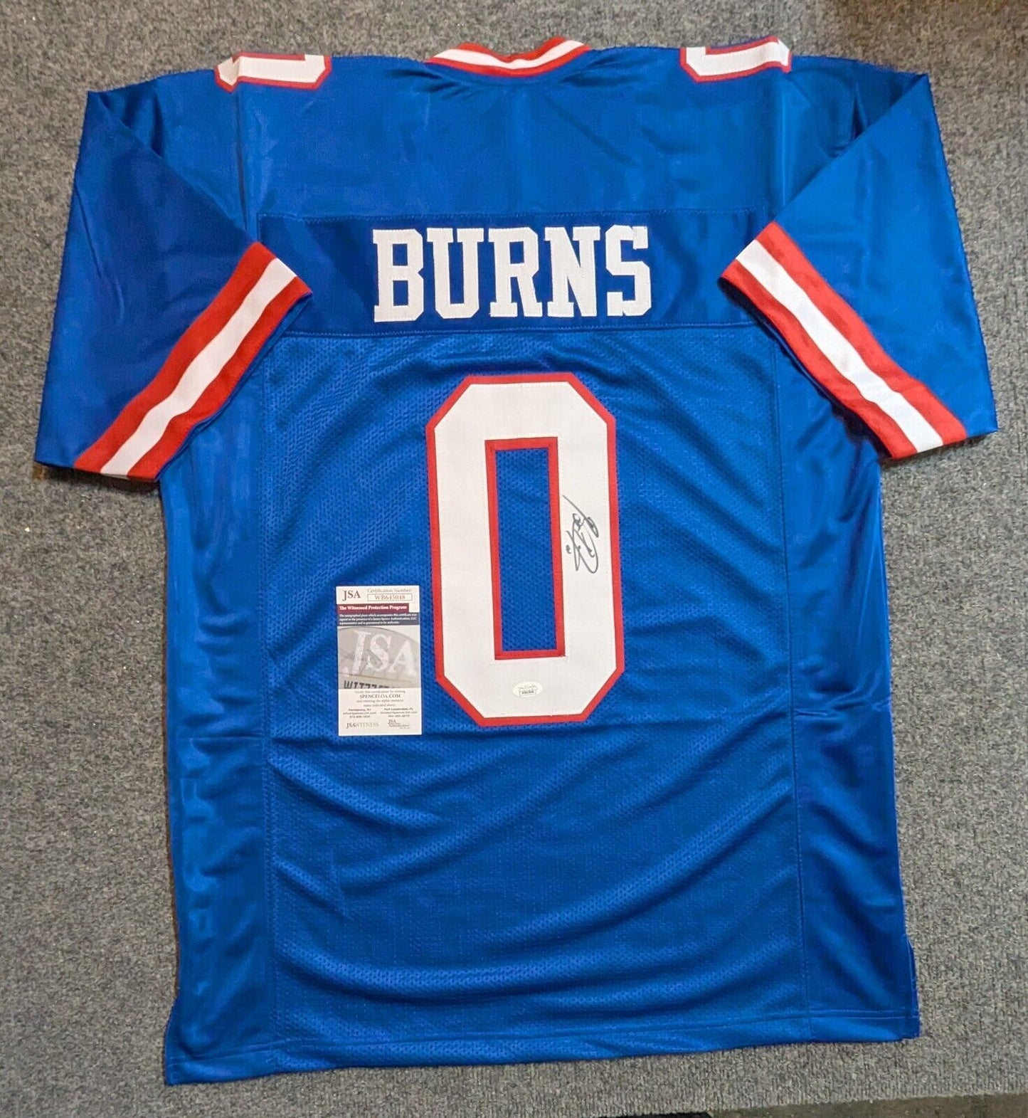 New York Giants Brian Burns Autographed Signed Jersey Jsa Coa