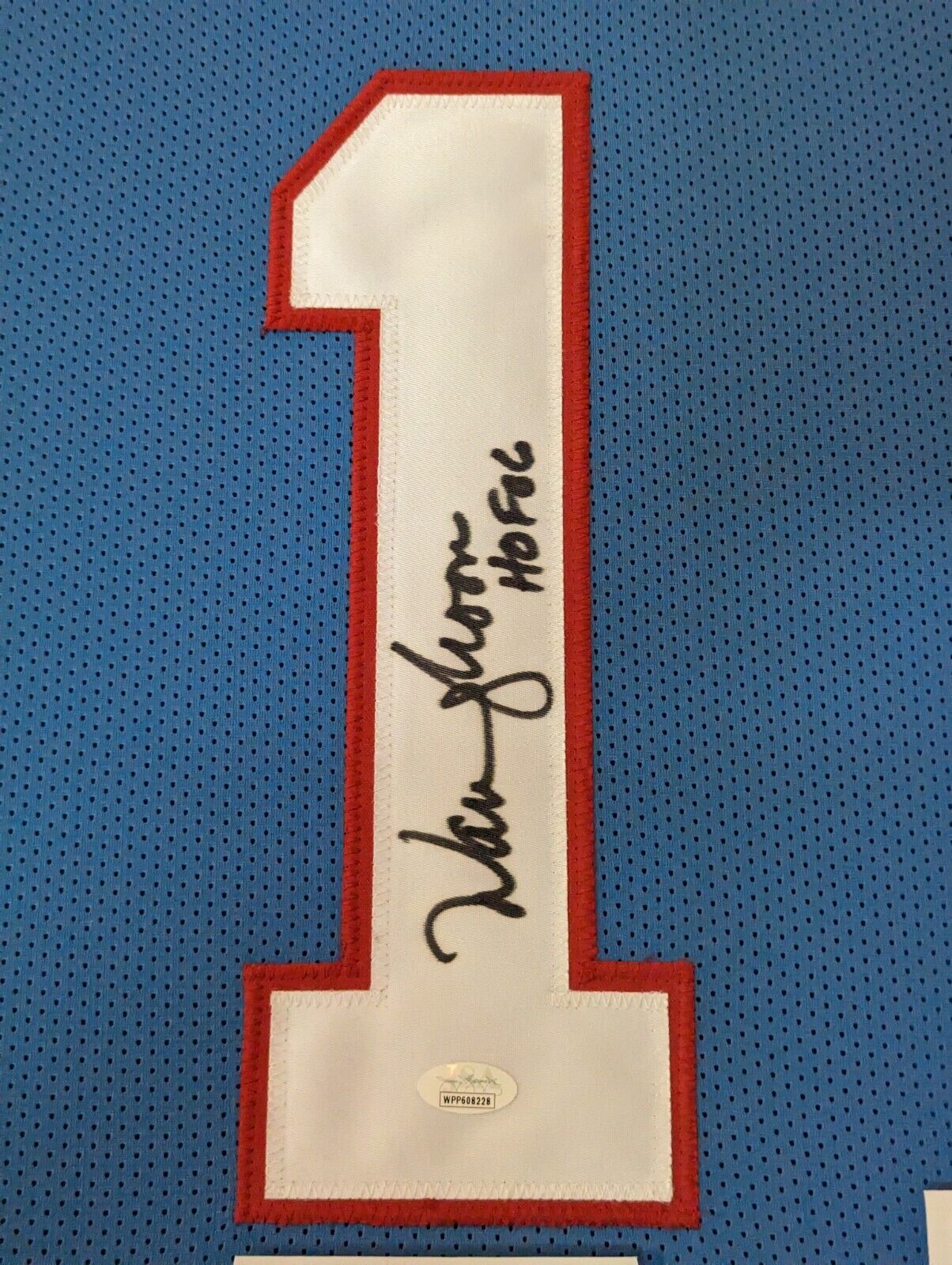 Warren Moon Houston Oilers Signed shops Jersey Inscribed