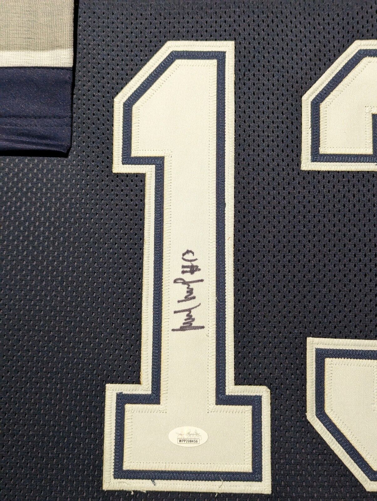 MVP Authentics Framed Dallas Cowboys Michael Gallup Autographed Signed Jersey Jsa Coa 450 sports jersey framing , jersey framing