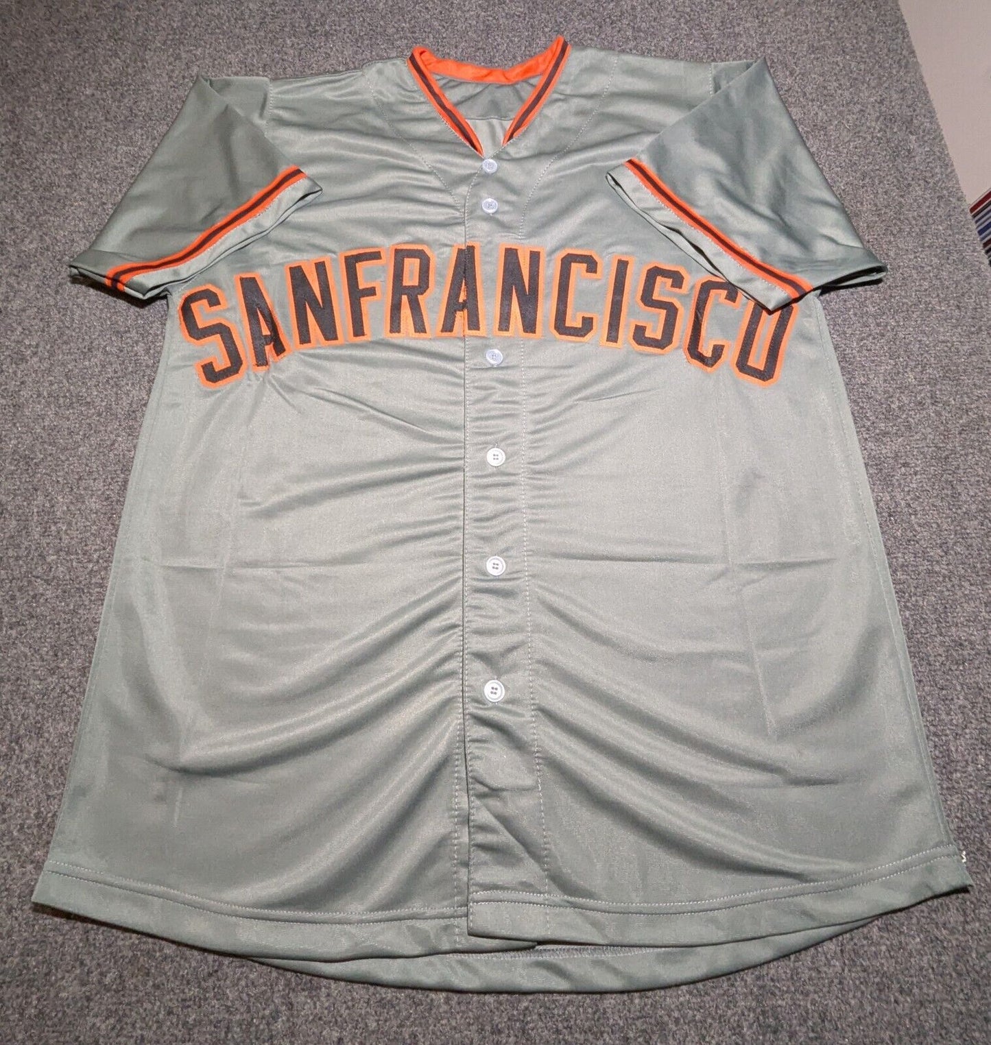 San Francisco Giants Willie Mays Autographed Signed Custom Jersey Say Hey Holo