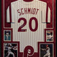 Suede Framed Philadelphia Phillies Mike Schmidt Autographed Jersey Fanatics Holo