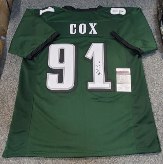 MVP Authentics Philadelphia Eagles Fletcher Cox Autographed Signed Jersey Jsa Coa 108 sports jersey framing , jersey framing