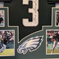 Framed Philadelphia Eagles Nolan Smith Jr Autographed Signed Jersey Jsa Coa