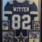 Framed Dallas Cowboys Jason Witten Autographed Signed Jersey Beckett Holo