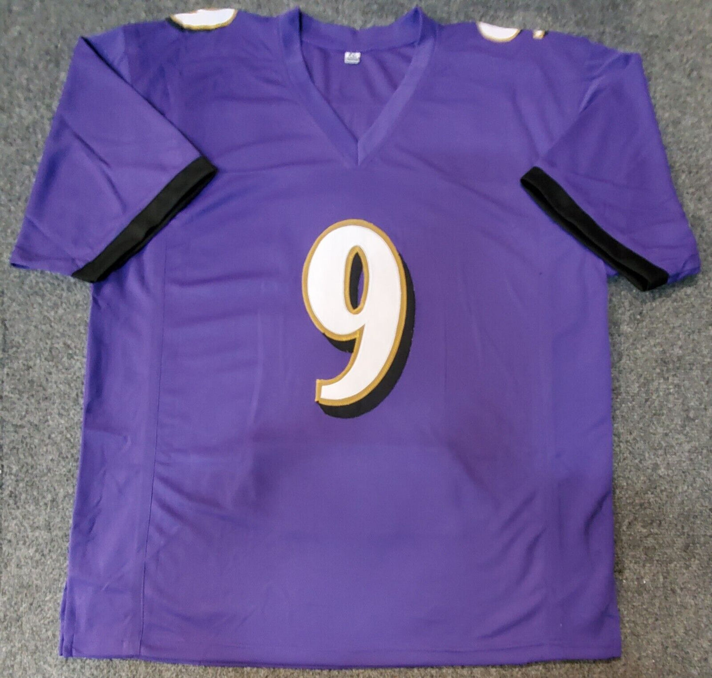 Baltimore Ravens Justin Tucker Autographed Signed Stat Jersey Jsa Coa