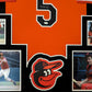 MVP Authentics Framed Suede Baltimore Orioles Brooks Robinson Signed Inscribed Jersey Jsa Coa 1417.50 sports jersey framing , jersey framing