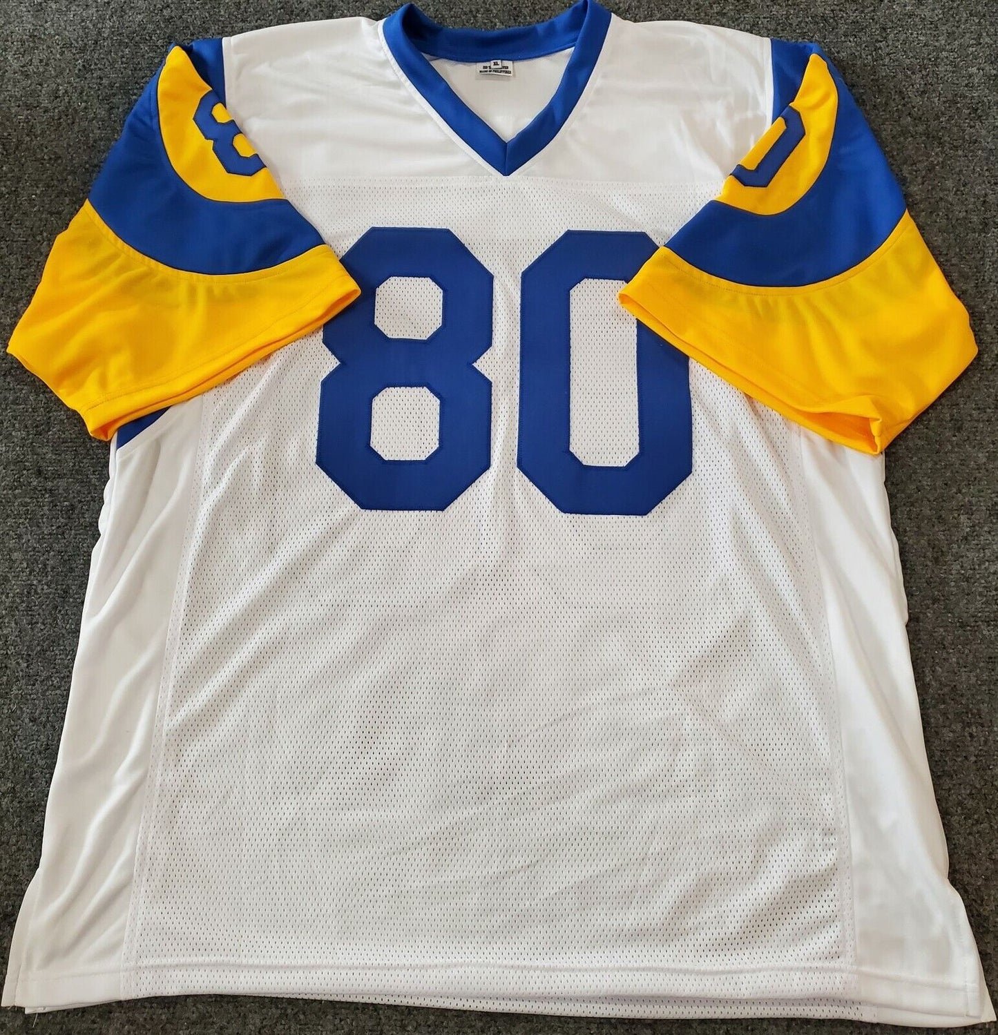 MVP Authentics Los Angeles Rams Henry Ellard Autographed Signed Jersey Jsa Coa 116.10 sports jersey framing , jersey framing