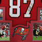 Framed Tampa Bay Buccaneers Rob Gronkowski Autographed Signed Jersey Jsa Coa