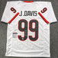 Georgia Bulldogs Jordan Davis Autographed Signed Jersey Jsa  Coa