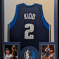 Framed Dallas Mavericks Jason Kidd Autographed Jersey Beckett Hologram