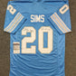 Detroit Lions Billy Sims Autographed Signed Inscribed Jersey Jsa Coa