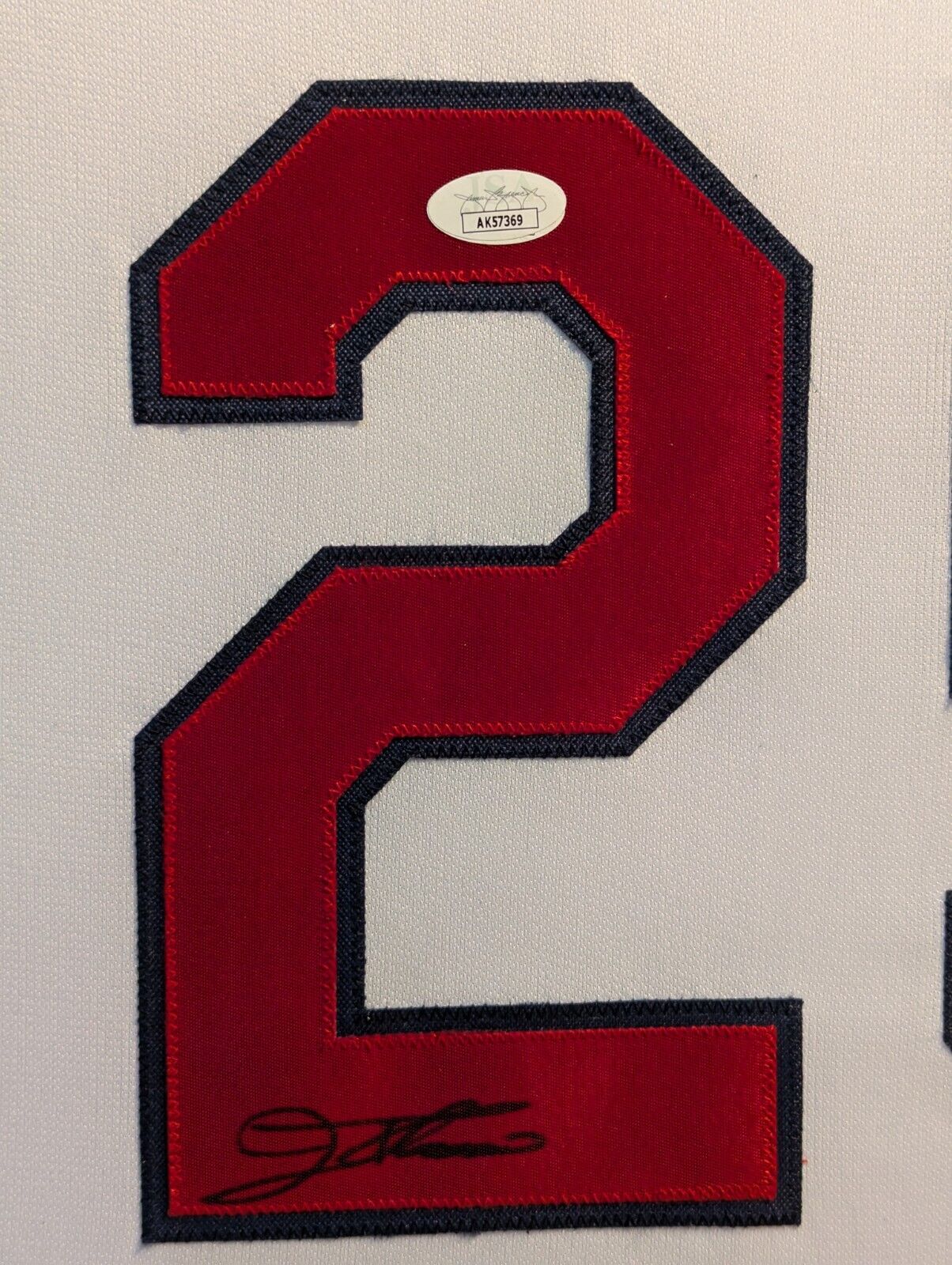 Framed Cleveland Indians Jim Thome Autographed Signed Jersey Jsa Coa