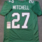 Philadelphia Eagles Quinyon Mitchell Autographed Signed Jersey Jsa Coa