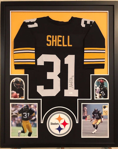 Donnie shell autographed hot sale jersey