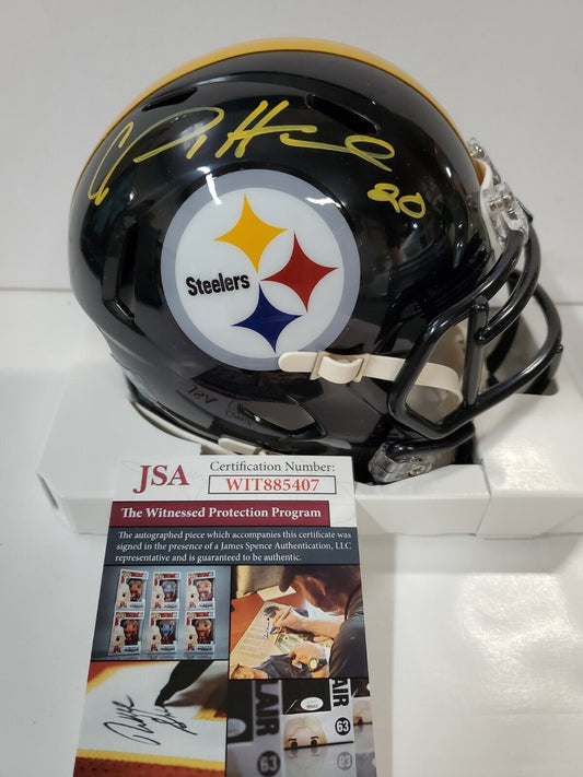 Pittsburgh Steelers Cam Sutton Autographed Signed Speed Mini Helmet Jsa Coa