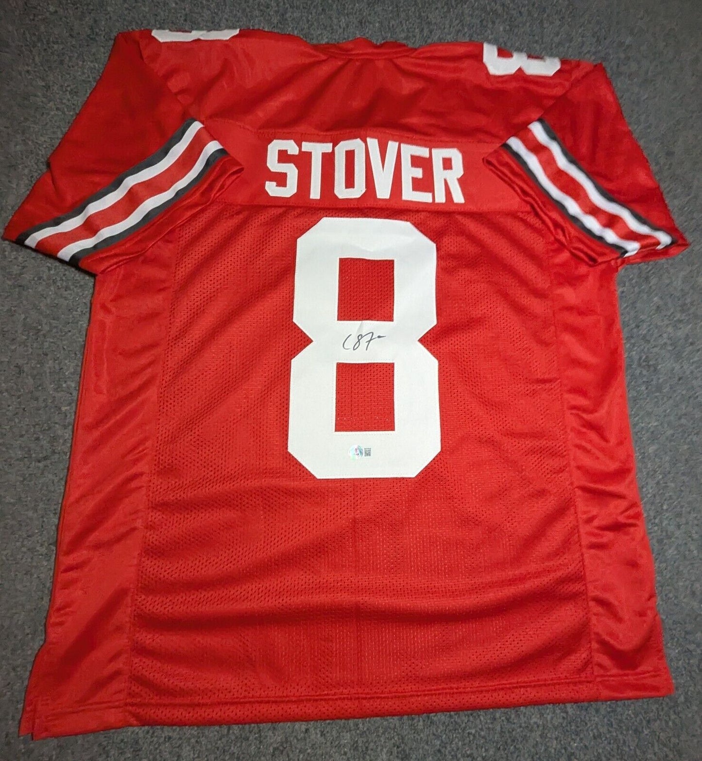 Ohio State Buckeyes Cade Stover Autographed Signed Jersey Beckett Holo