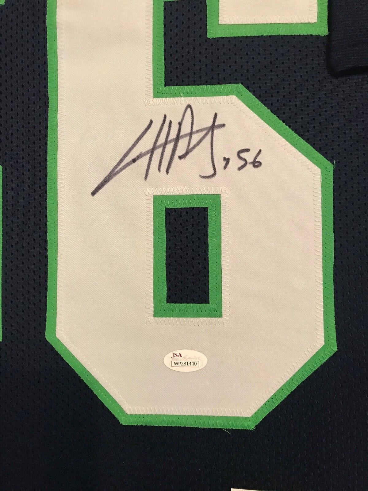 MVP Authentics Framed Cliff Avril Autographed Signed Seattle Seahawks Jersey Jsa Coa 450 sports jersey framing , jersey framing