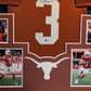 Framed Texas Longhorns Quinn Ewers Autograph Signed Jersey Beckett Holo