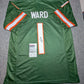 Miami Hurricanes Cam Ward Autographed Signed Jersey Jsa Coa