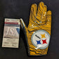 Pittsburgh Steelers Joey Porter Jr & Sr Signed Pair Of Gloves Jsa Coa