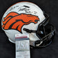 Denver Broncos 3X Signed Full Size Lunar Replica Helmet Jsa Coa