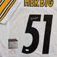 Pittsburgh Steelers Nick Herbig Autographed Signed Jersey Jsa Coa