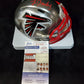 Atlanta Falcons Frank Darby Autographed Signed Flash Mini Helmet Jsa Coa